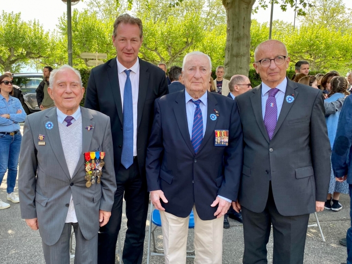 annecy,ceremonie, 8 mai,8 mai 1945,ancien combattant,27eme bca